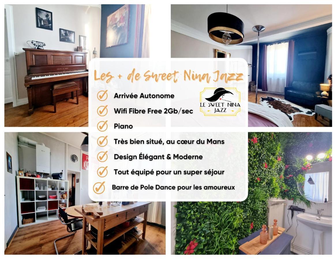 Sweet Nina Jazz Appartement Pour 5 Voyageurs, Situe A La Place De La Republique, Avec Parking Et Lit Queen Size Le Mans Extérieur photo